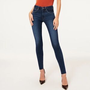 Good American Good Legs Skinny Raw Hem jeans Sz 26